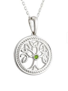 STERLING SILVER IRISH TREE OF LIFE PENDANT